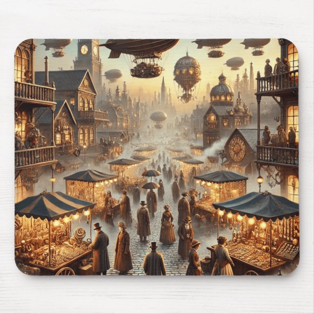 Mousepad Skyborne Bazaar of Wonders (Frente)