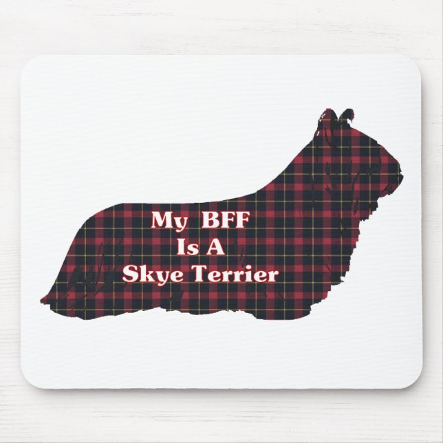 Mousepad Skye Terrier BFF Gifts (Frente)