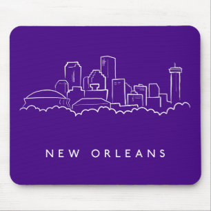 Mousepad Skyline da cidade de Nova Orleães