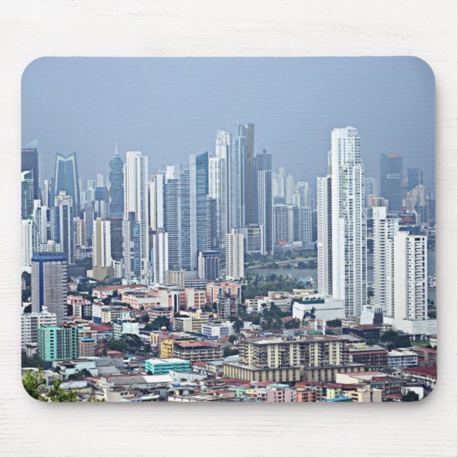Mousepad Skyline da Cidade do Panamá (Frente)