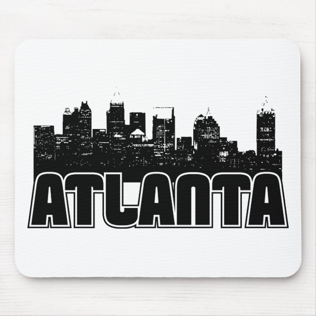 Mousepad Skyline de Atlanta (Frente)