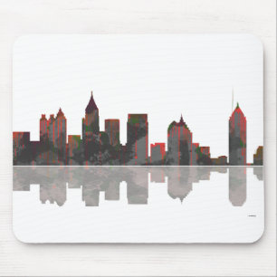 Mousepad Skyline de Atlanta Geórgia
