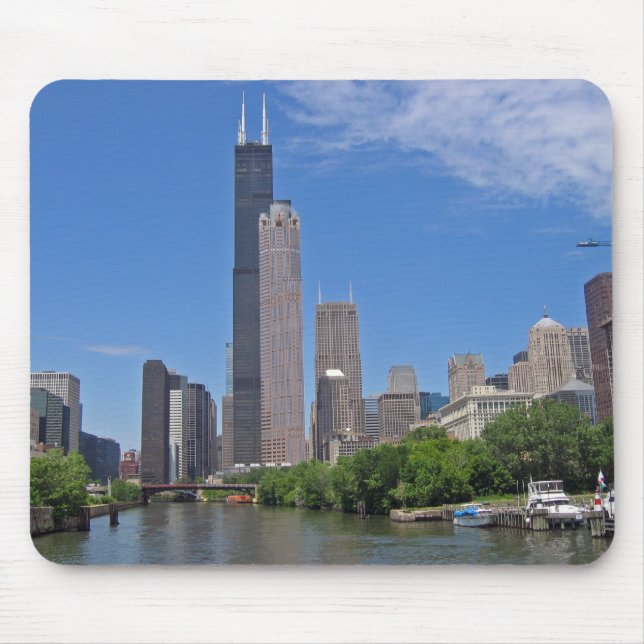 Mousepad Skyline de Chicago (Frente)