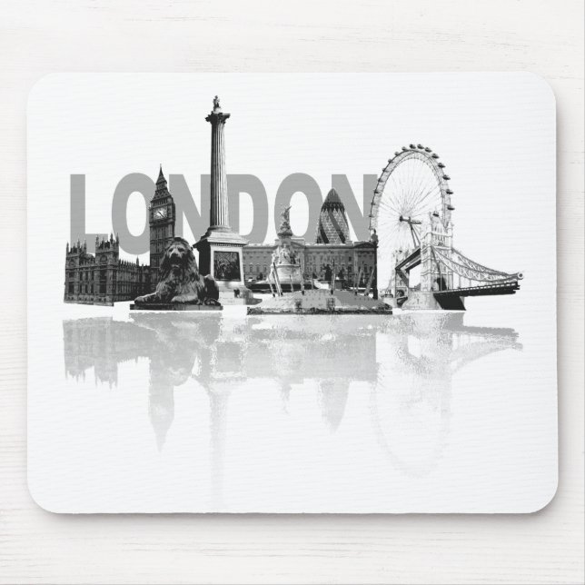 Mousepad Skyline de Londres (Frente)