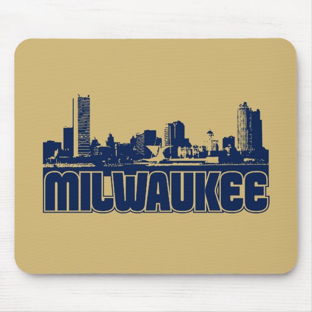 Mousepad Skyline de Milwaukee (Frente)