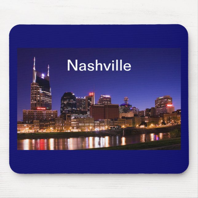 Mousepad Skyline de Nashville (Frente)