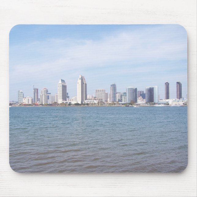 Mousepad Skyline de San Diego (Frente)