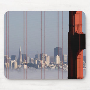Mousepad Skyline de San Francisco da ponte do Golden Gate