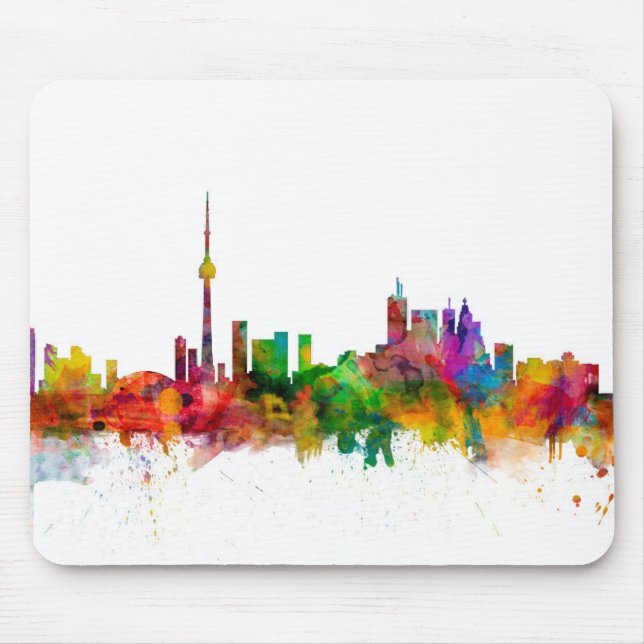 Mousepad Skyline de Toronto Canadá (Frente)