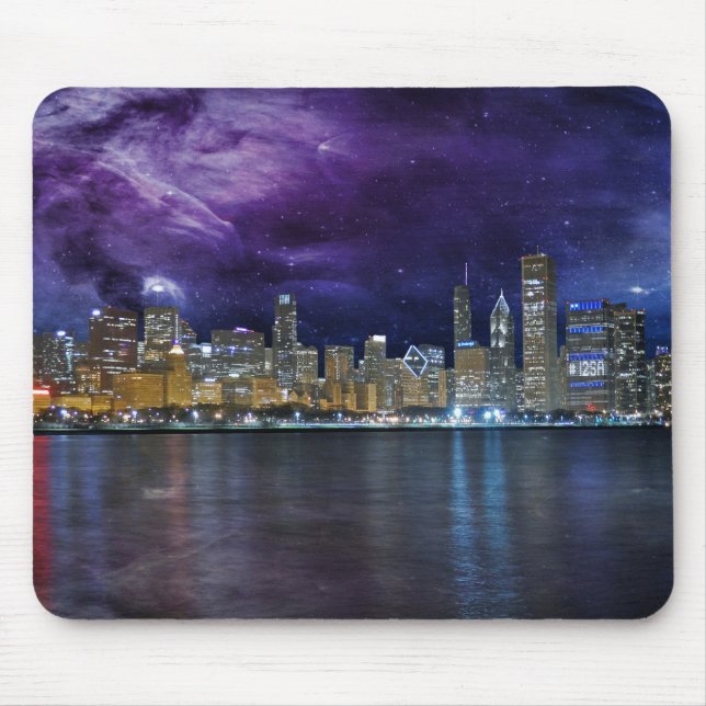 Mousepad Skyline do Spacey Chicago (Frente)
