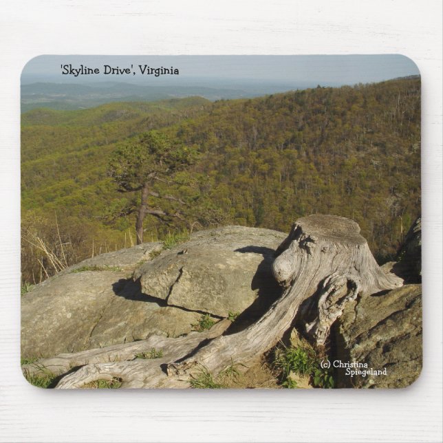 Mousepad Skyline Drive Mounates Virginia (Frente)