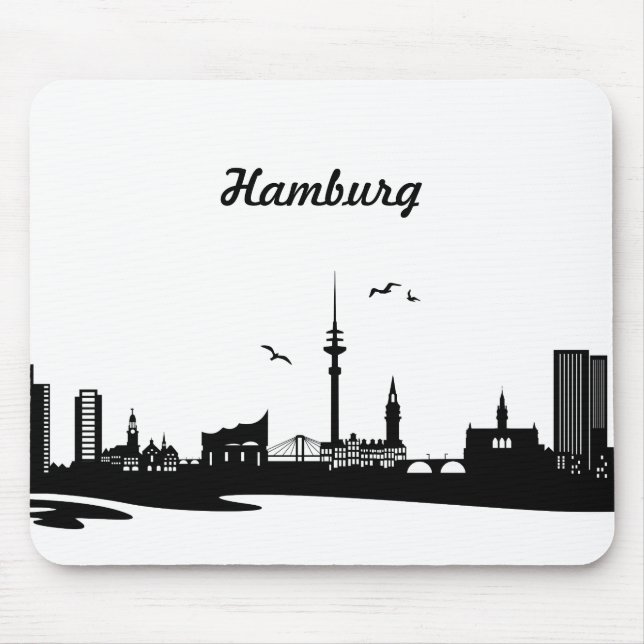 Mousepad Skyline Hamburgo (Frente)