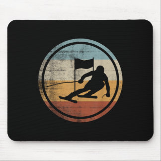 Mousepad Slalom de Esqui de esquiador de esquiador de image