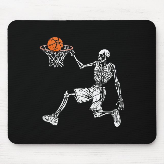 Mousepad Slam do jogador do time do Bysketbyll Skeleton (Frente)