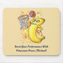 Mousepad Slam Dunk Banana Fruitário 🍌 Basquete Energético