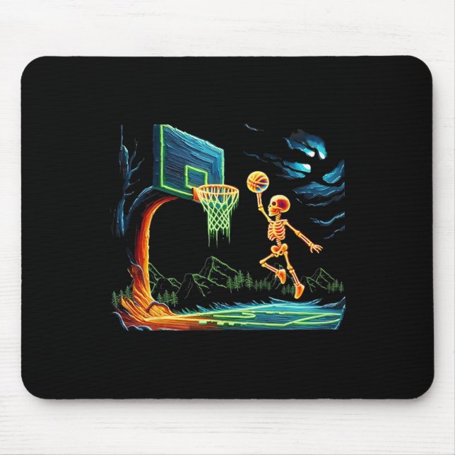 Mousepad Slam Dunk Hoop Halloween Men Fans (Frente)