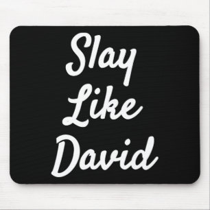 Mousepad Slay Como David Christianity Bíblia Gift