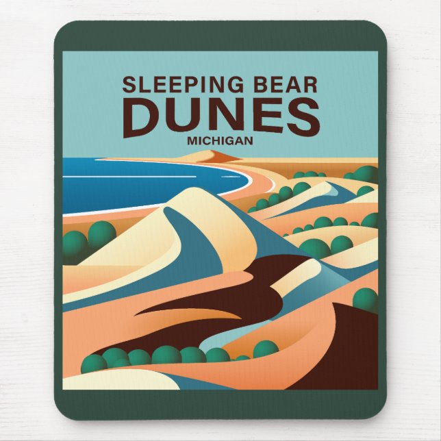 Mousepad Slear Bear Dunes Michigan (Frente)