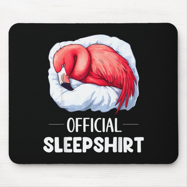 Mousepad Sleepshirt Sleeng Flamingo Animal Lovers Pajama  (Frente)