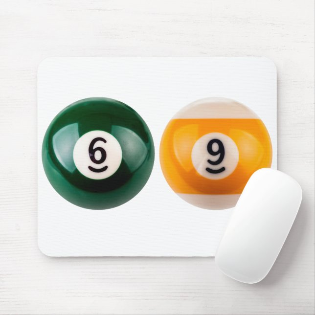 Mousepad SlipperyJoe 69 piscina mesa duro duas bolas de bil (Com mouse)