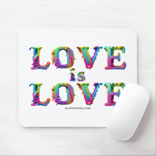Mousepad SlipperyJoe amor é amor gotejando derretendo dinâm