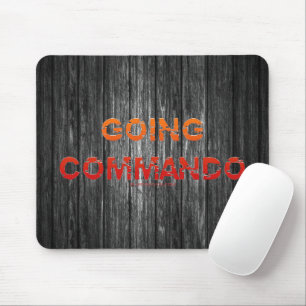 Mousepad SlipperyJoe está indo Comando carta laranja vermel