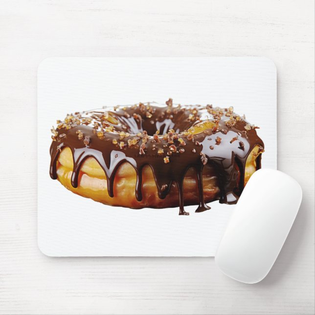 Mousepad SlipperyJoe's donut decadente coberto com uma espe (Com mouse)