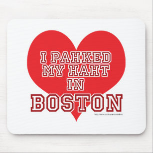 Mousepad Slogan de Destaque Divertido do Boston Love Design