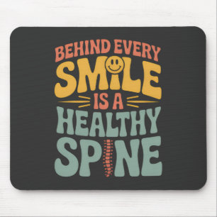 Mousepad Smile Healthy Spine Chiropractor Cote Design