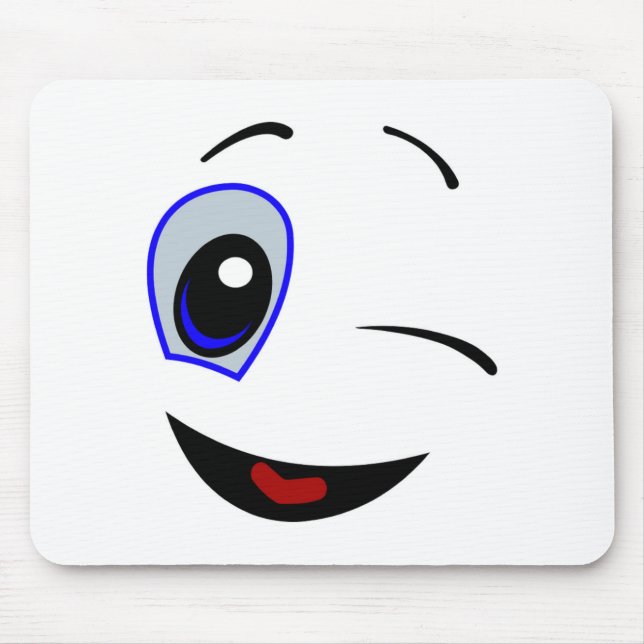MOUSEPAD SMILEY FACE DE INVERNO (Frente)