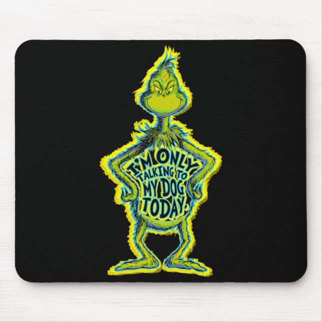 Mousepad Snarky Funny Im Only Talking To My Dog T  (Frente)