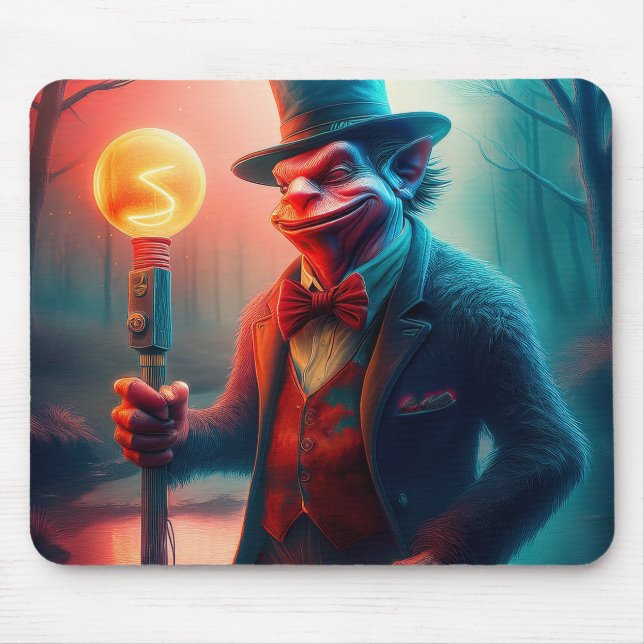 Mousepad Sneering Troll Strolls Through Charred Forest (Frente)