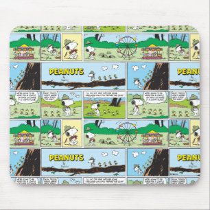 Mousepad Snoopy e Amigos Ir acampar