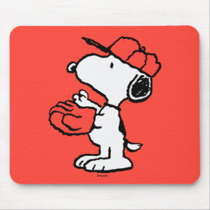 Mousepad Snoopy Varsity Sports Baseball