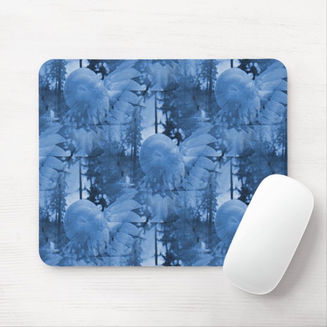 Mousepad Snow flowers..... (Com mouse)