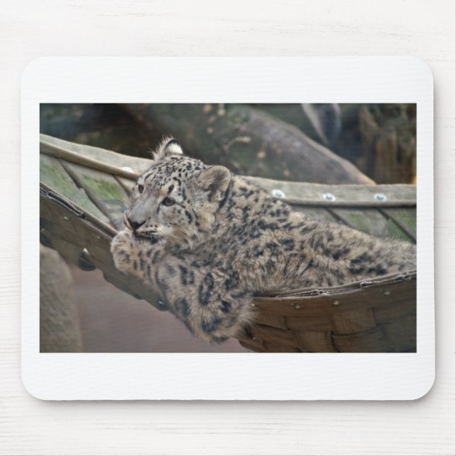 Mousepad Snow Lepard (Frente)