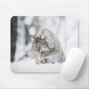 Mousepad Snow Lynx