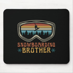 Mousepad Snowboard Brother Match Family Snowboard Tri