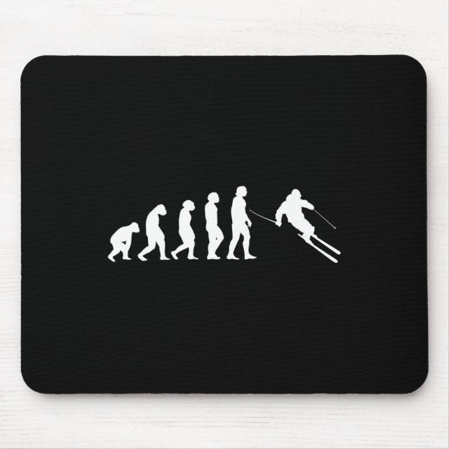 Mousepad Snowboard da Evolução Humana (Frente)
