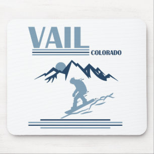 Mousepad Snowboard do Vail Colorado