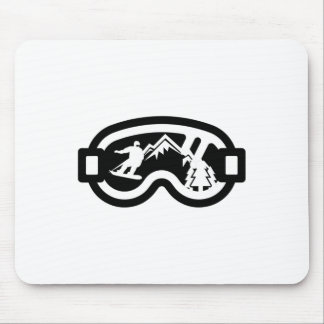 Mousepad Snowboard Goggles Mountain Snowboard
