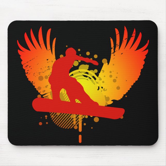 Mousepad snowboard. hi-fi. (Frente)