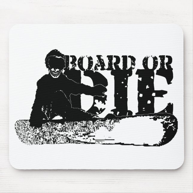 Mousepad SnowBOARD ou morrer (Frente)