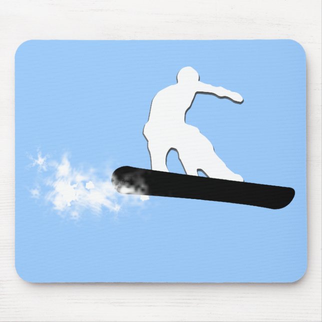 Mousepad snowboard. simples. (Frente)