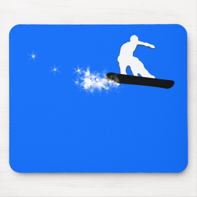 Mousepad snowboard. simples (Frente)