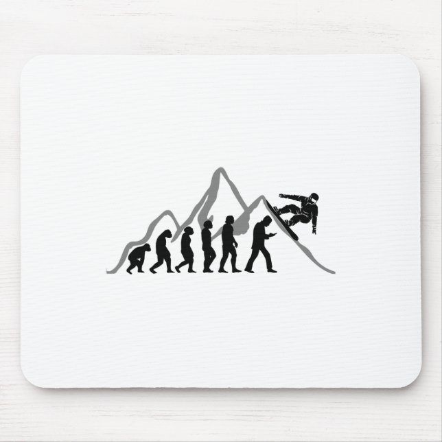 Mousepad Snowboard Snowboard Evolution Snowboards Snowbo (Frente)