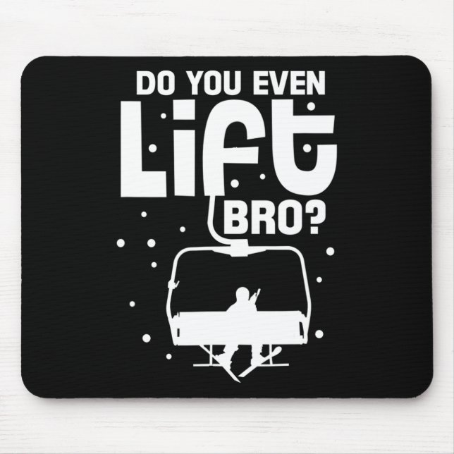 Mousepad Snowboard Snowboard Funny Snowboarder 1 (Frente)