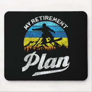 Mousepad Snowboard Snowboard Retyre Vintage Retro My Ret