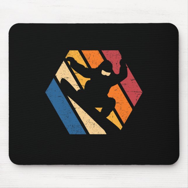 Mousepad Snowboard Snowboard Snowboarder Ski Ski Winter Lov (Frente)