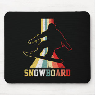 Mousepad Snowboard Vintage Snowboard Snowboard Snowboarder